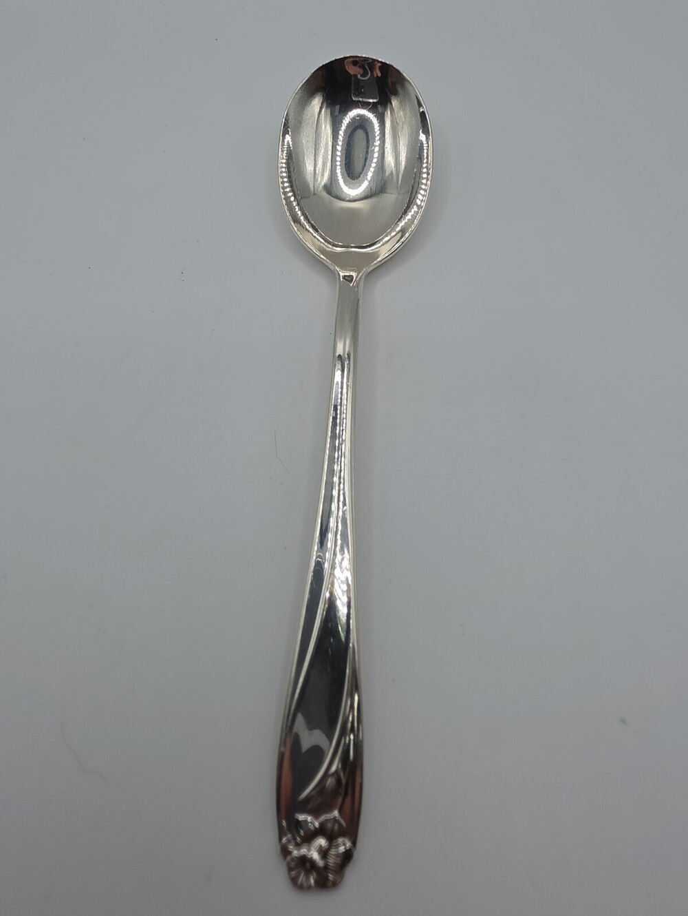 VTG 1847 Rogers DAFFODIL International Silver Plate 6" Sugar Spoon EUC
